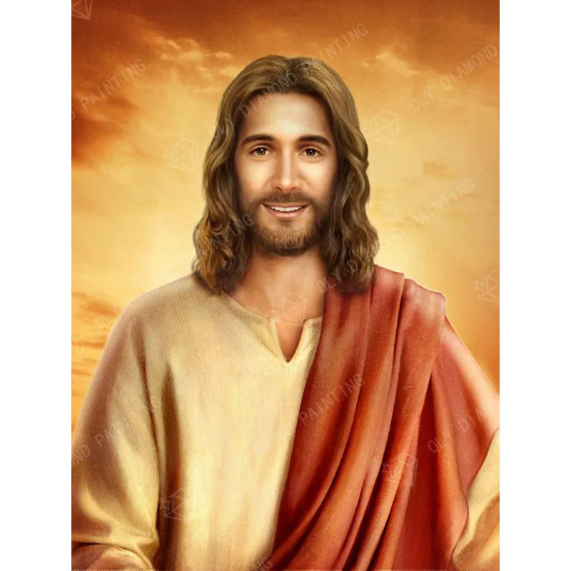 

New 5D Diy Diamond Painting Religious Jesus 3D Diamond Painting Round Rhinestones Diamant Painting Embroidery Home Decor