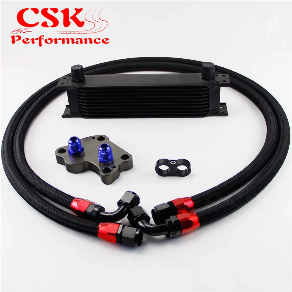 10 РЯД 248 мм AN10 Масляный радиатор British Kit Подходит для BMW Mini Cooper R53 Supercharger