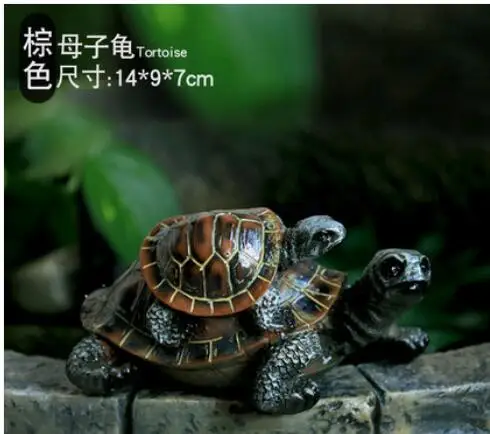 

aTortoise decoration mother turtle simulation animal resin sculpture longevity decorations modern decoration Home