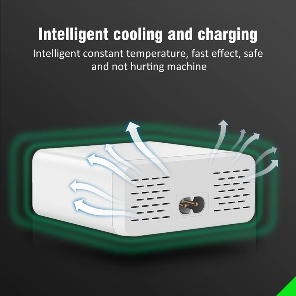 Зарядное устройство USB с многопортовым USB-портом и ЖК-дисплеем | Электроника