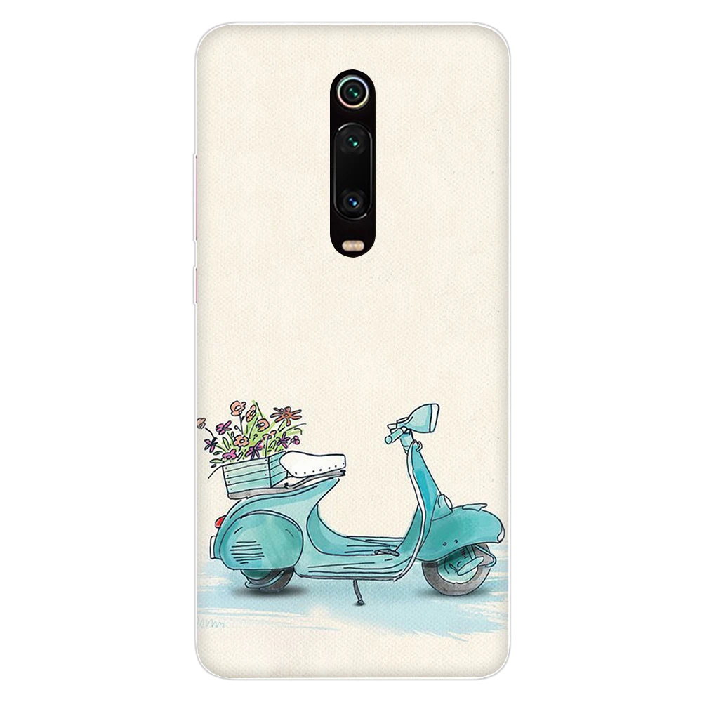 Vespa Scooter Hard чехол для телефона Redmi 4A 4X 5 6 A Plus Pro 7 GO Note 4X5 7A K20 Pro|Бамперы| |