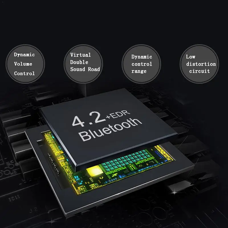 Зеркальный дизайн Bluetooth динамик беспроводной мини Будильник 2200 мАч