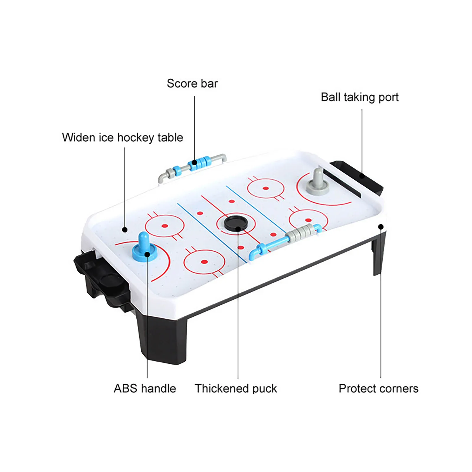 

Funny Mini Arcade Air Hockey Table for Girls and Boys Top Game for Teens and Adults Educational Toys for Children Party Games