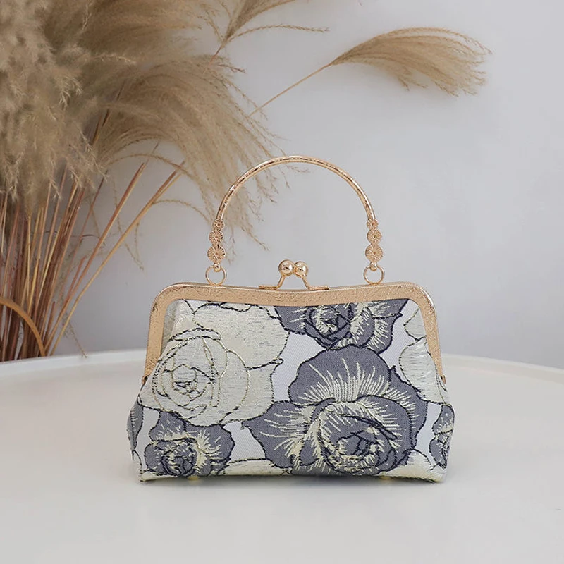 

Rose Lock Shell Chic Lady Women's Handbags Purses 2021 NEW Vintage Designer Bag Chain Women Shoulder Crossbody Bag Bags