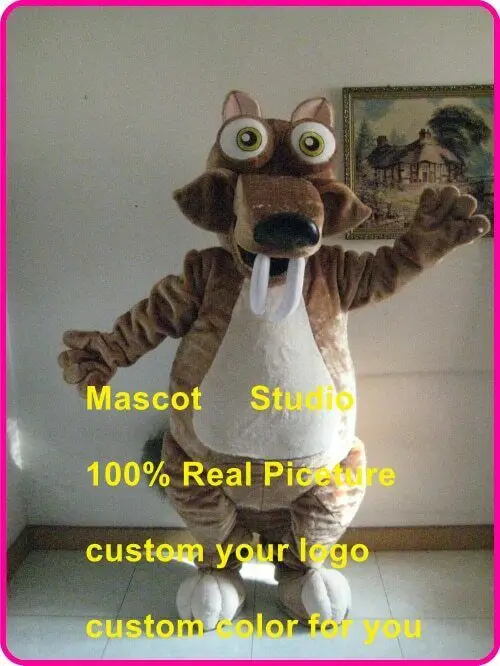 

Squirrel Mascot Costume Suit Cosplay Cartoon Party Fancy Dress Outfit Adult Size