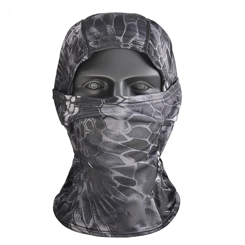 Камуфляжная тактическая Балаклава мотоциклетная маска для лица страйкбола