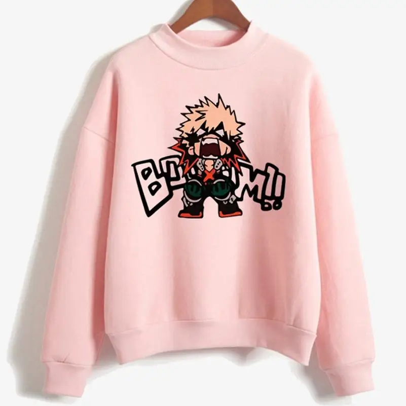 

Мой герой Академия Katsuki Bakugo Harajuku толстовки уличная одежда топы свитшот с принтом