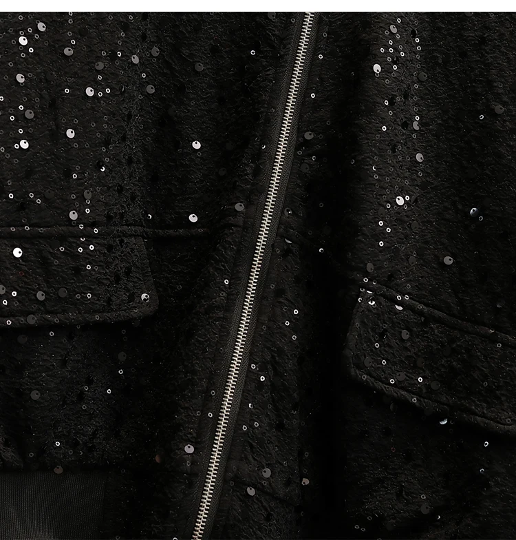 Женский зимний костюм большого размера 4XL куртка с блестками и вязаное платье на