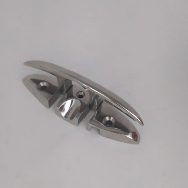 

2PCS 316 Stainless Steel Folding Cleats Pull Flip Up Folding Cleat 5 Inch Manufactures Heavy Duty Marine Hardware