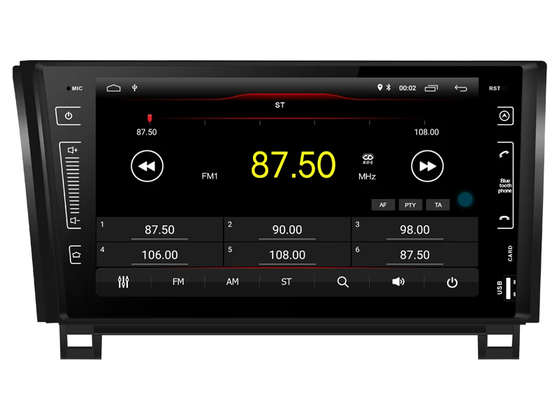 AVGOTOP Android 10 Bluetooth GPS автомобильное радио DVD-плеер для TOYOTA TUNDRA 2007-2013 | Автомобили и