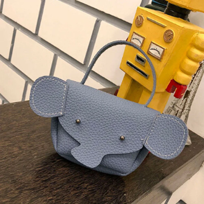 1PC Fashion Mini Cartoon Coin Purse Kids Girls Waterproof Bag Elephant Money Bags Change Pouch Wallet Women's Handbag | Багаж и сумки