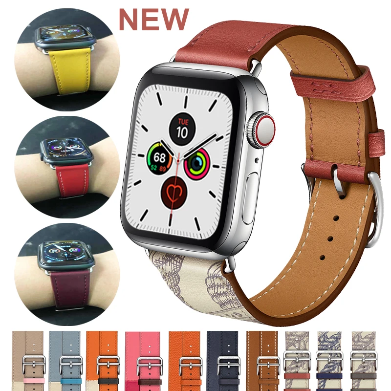 Кожаный ремешок для часов Apple watch series 5/4/3/2/1 42 мм 38 мм|Ремешки часов| |