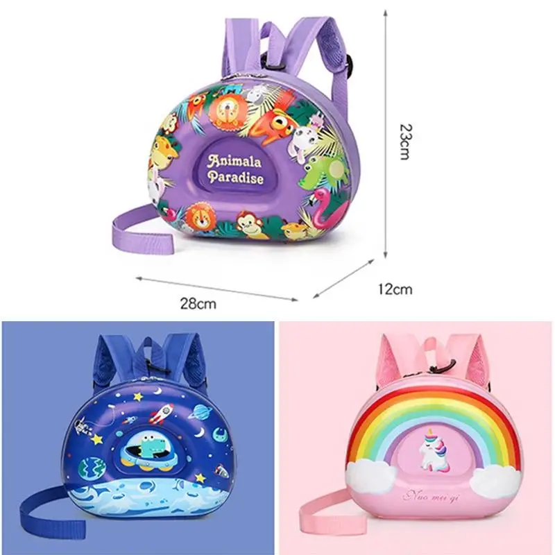 

Cute Kids Baby EVA Toddler Bags for Boys Cartoon Girls Rainbow Children Backpacks Anti-lost Mini Donuts Candy Nursery School Bag