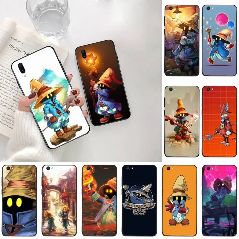 Vivi Ornitier Final Fantasy Ix типа сделай сам со стразами чехол для телефона Vivo Y91c Y17 Y51 Y67 Y55 Y93