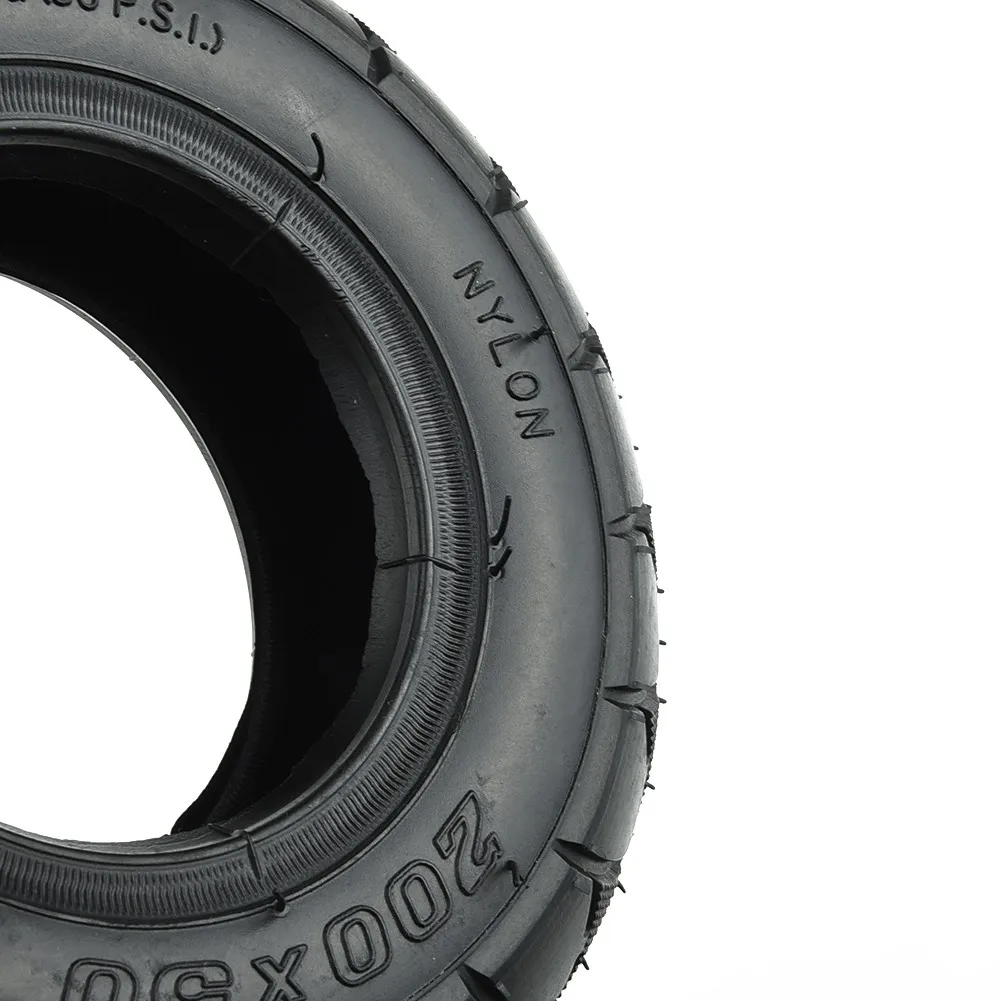 Черный наружный чехол шины 200*50 8 дюймов для электроскутера, утолщенная внутренняя шина диаметром 90 мм и длиной 190 мм.