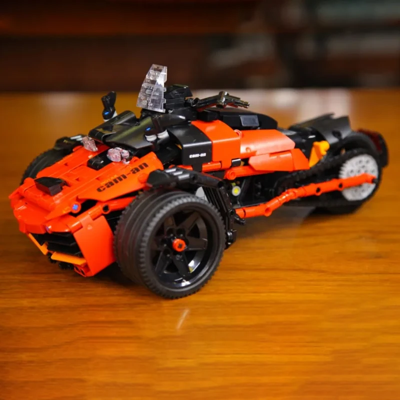 50021 MOC высокотехнологичный конструктор мотоцикл Can Am Spyder F3 S механическое движение