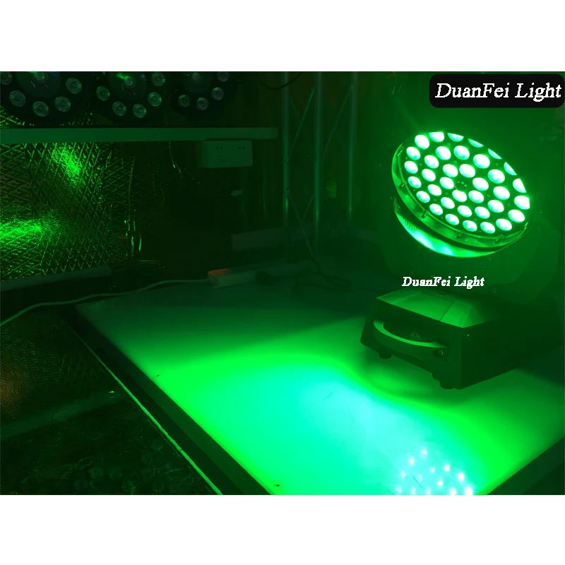 (8 шт./лот + Flightcase) ZOOM Light Lyre Led Wash DMX 512 движущаяся головка 36x10w | Лампы и освещение