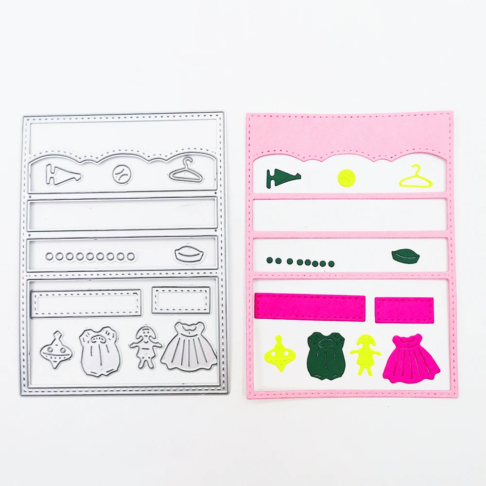 

Julyarts Metal craft wardrobe Metal Cutting Dies for DIY Scrapbooking Photo Album Embossing Paper Cards Making Decorative Crafts