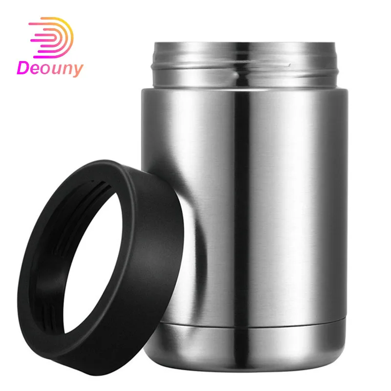

DEOUNY Cola Can Steel Beer Cooler Cup Creative Vacuum Flask 12oz Thermo Mug Hot And Cold Water Bottle Drinkware