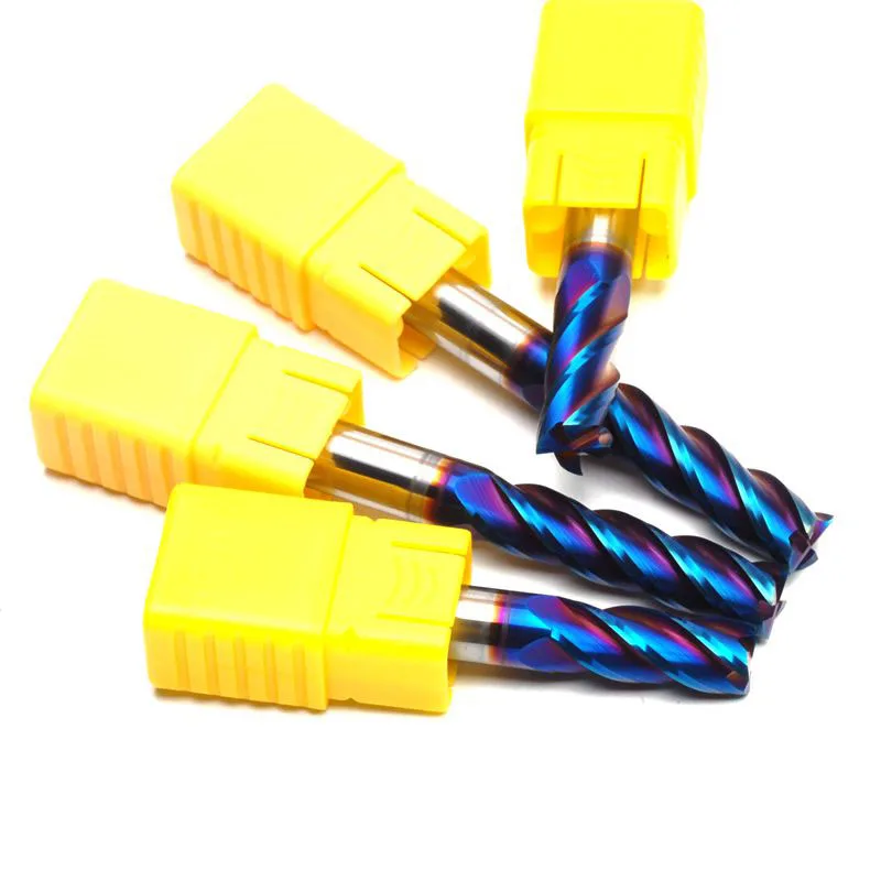 Концевая фреза из карбида HRC65 с 4 канавками твердосплавные фрезы сплава