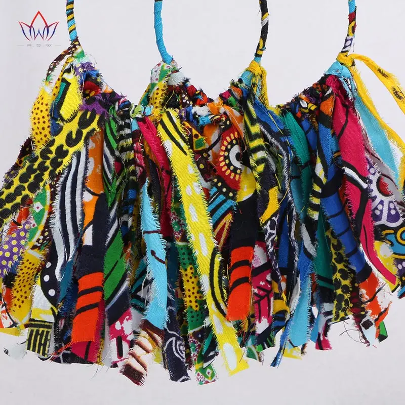 Summer African Earrings Fashion Women Africa Handmade Statement Circle Jewellery Print Wax Fabric Accessories | Тематическая одежда