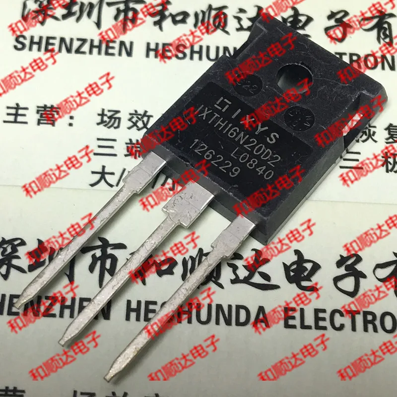 

Original New / 2pcs / IXTH16N20D2 TO-247 500V 15A