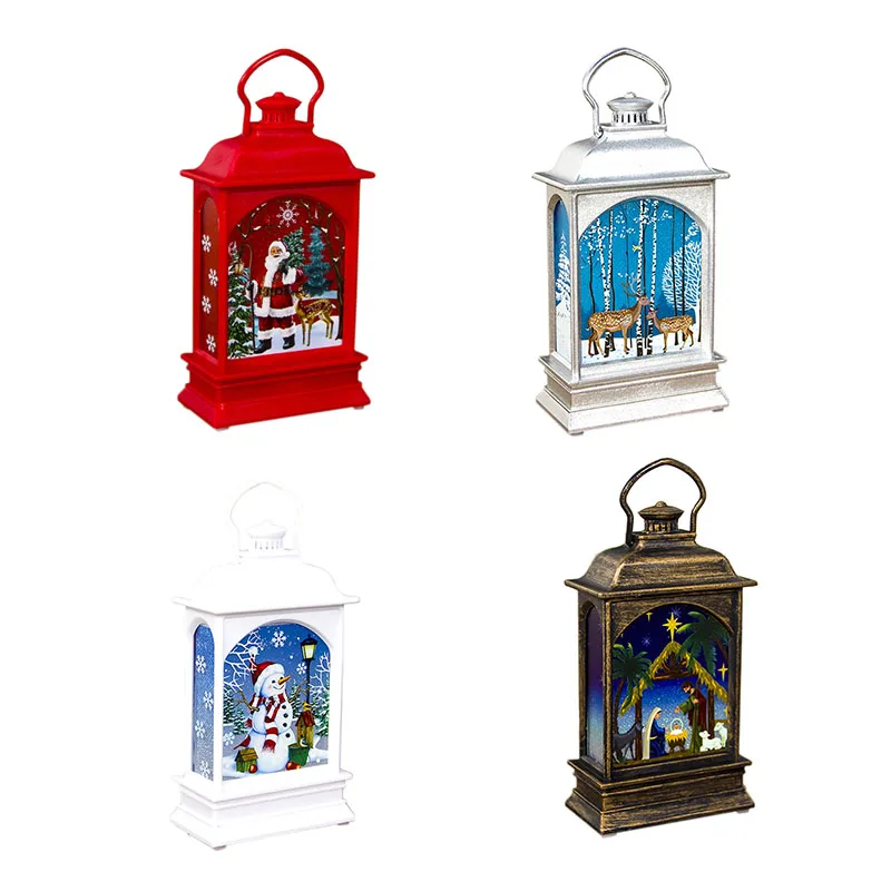 Комплект из 2 предметов Рождественский светильник украшения домашний декор