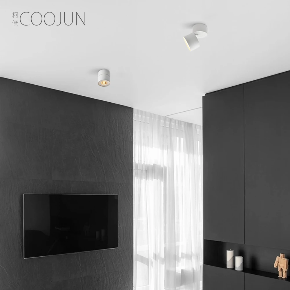 Вращающаяся поверхностное крепление COOJUN GX53 Потолочный Светильник направленного
