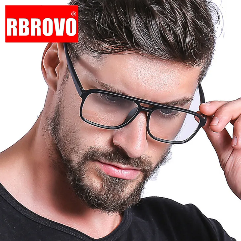 Квадратные очки RBROVO 2021 большие мужские роскошные для мужчин и женщин винтажные