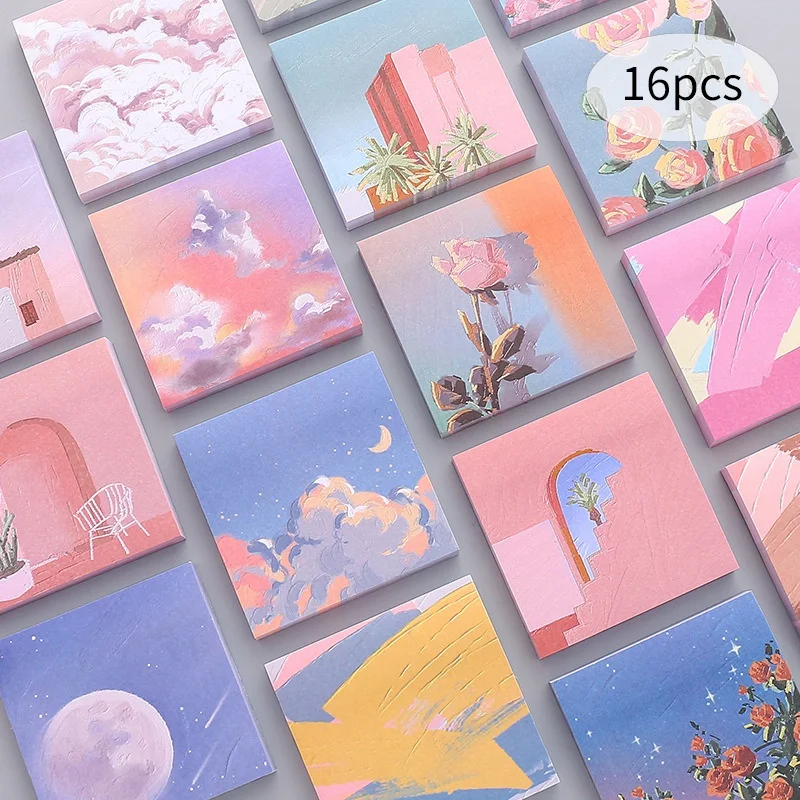 

Клейкие заметки, иллюстрация, клейкие заметки, заметки, простые, сообщения, записная книжка, раскрашенная (набор из 16 книг)