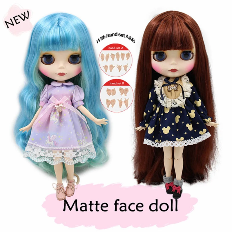 Ледяной DBS Blyth кукольные 1/6 шарнирное тело матовая лицевая сторона белая кожа DIY BJD