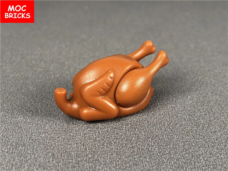 10 шт./лот Мпц кирпичи еда Турция тела с куриные ножки подходит 33048 образовательные