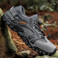 summer breathable men hiking shoes suede mesh outdoor men sneakers climbing shoes men sport shoes quick dry water shoes