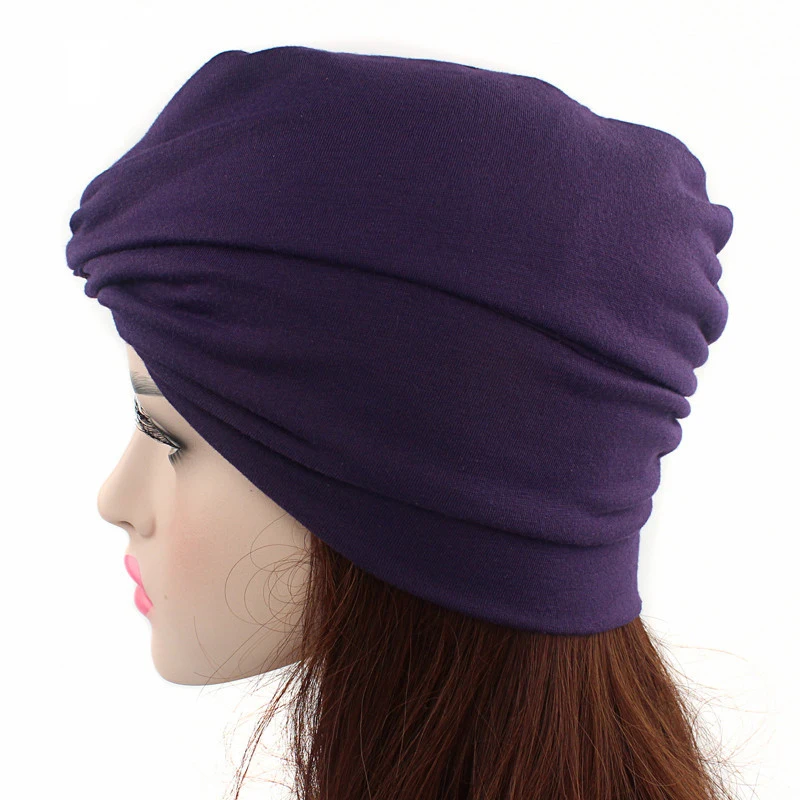 

muslim twisted cotton turban hijab bonnet caps turbans femme musulman islamic wrap head cap africain india hat turbante mujer
