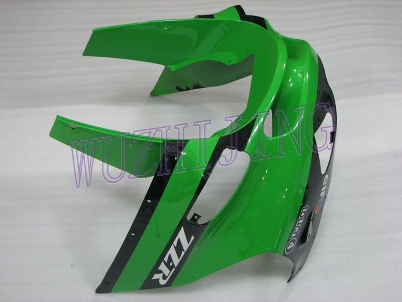 Наборы для тела Kawasaki Zzr400 95 96 Пластик Обтекатели Zzr 400 95 96 Зеленый обтекатель Наборы Zzr 400 1993-2007