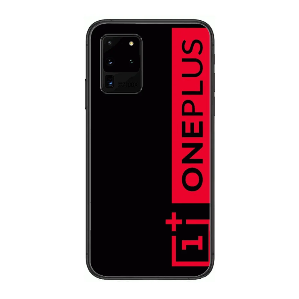 

ONE Plus Logo Phone cover hull For SamSung Galaxy S 6 7 8 9 10 20 Plus Edge E 5G Lite Ultra black soft bumper