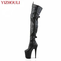 nightclub womens shoes pole dancing boots stiletto heels 20cm models stage show high heels dancing shoes