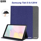 SM T700 T705 Tablet крышка Роскошный кожаный смарт-чехол для Samsung Galaxy Tab S 8,4 Book smart cover кожаный чехол