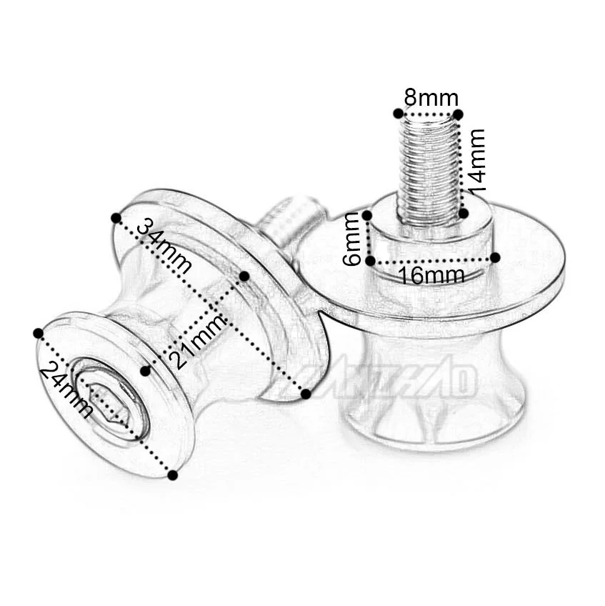 VERSYS 650 мотоциклетные маятниковые катушки поддерживающая подставка винты болты CNC