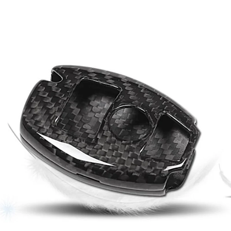 

Real Carbon Fiber Key Case Cover Trim Fit for Mercedes Benz C/E/S CLA CLA Class
