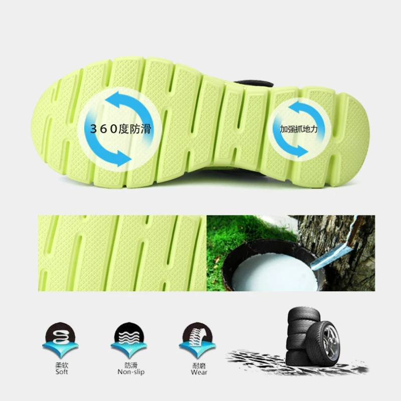 Летние мужские и женские сандалии с буксировкой на платформе дышащие nom slip