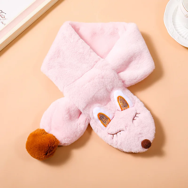 2019 детский шарф осенне зимний теплый Плюшевый комбинезон корейский Детский