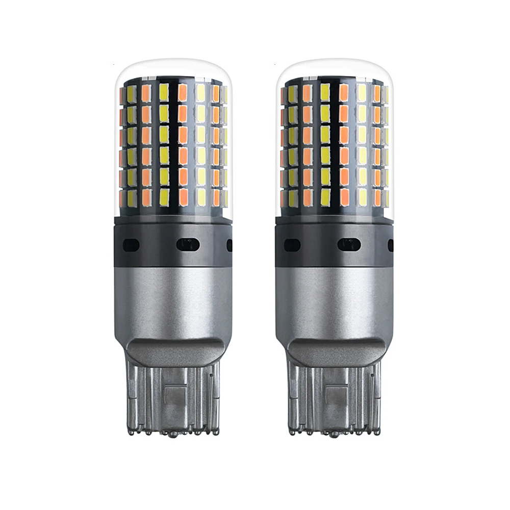 

No Hyper Flash white/Amber 7440 992A T20 1156 BA15S P21W BAU15S PY21W T25 3156 LED LED Bulbs Daytime Running/Turn Signal Light