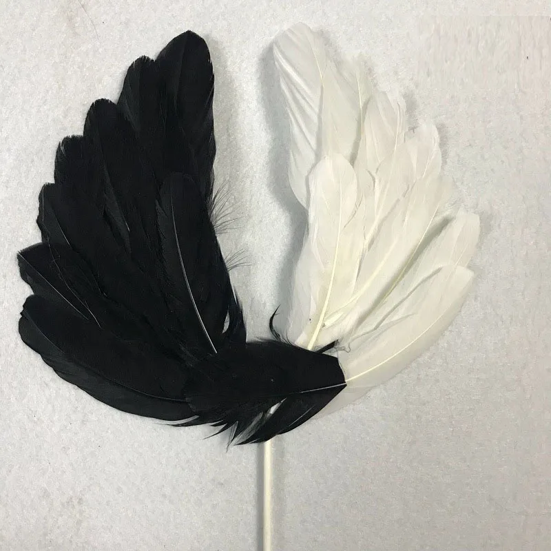 

8 Colors Cake Toppers Cupcake Flag Dessert Feather Angel Wing Baking Decor Party Decoration birthday