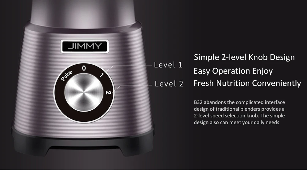 Jimmy B32 кухня 0.9л большой емкости блендер высокоскоростной двигатель пищевой безопасности машина Электрический самоочищающийся дом