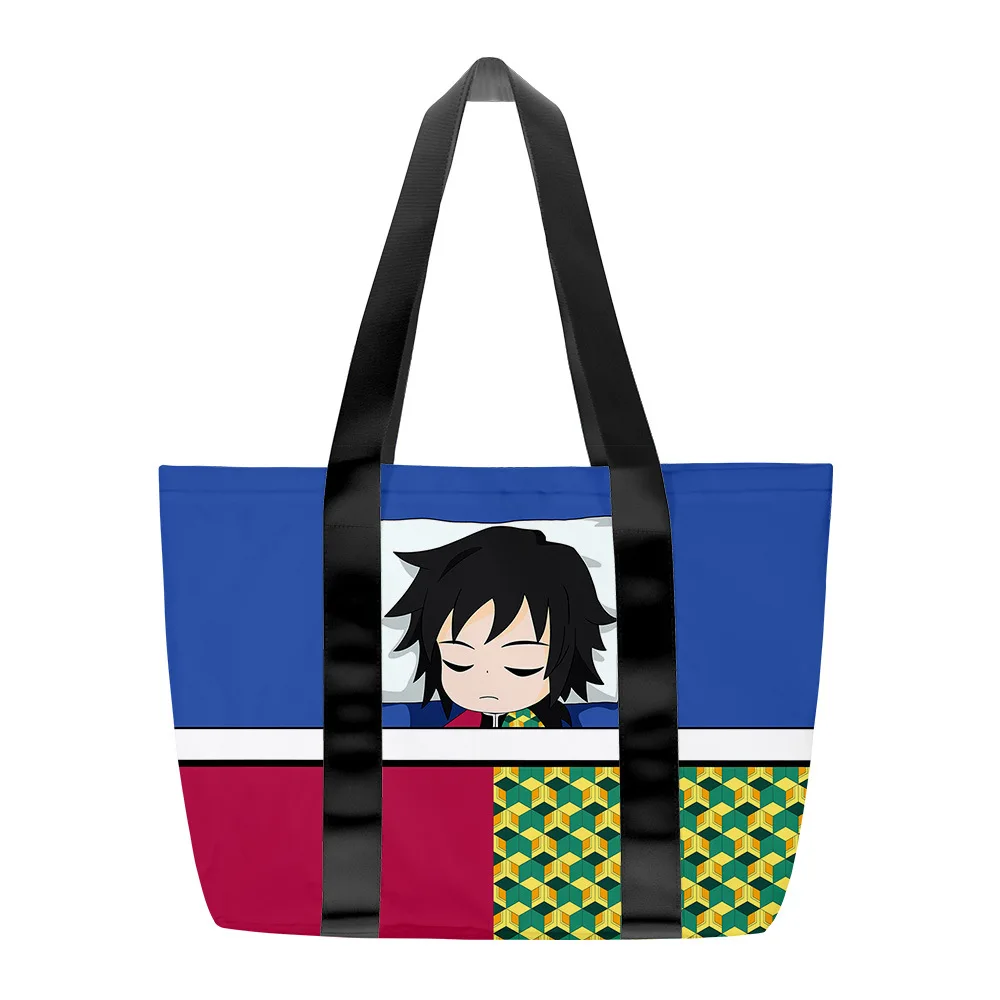 

Сумка на плечо для мальчиков и девочек-подростков, дорожная Сумочка в японском стиле аниме, с изображением рассекающего демонов, спортивные школьные ранцы для косплея