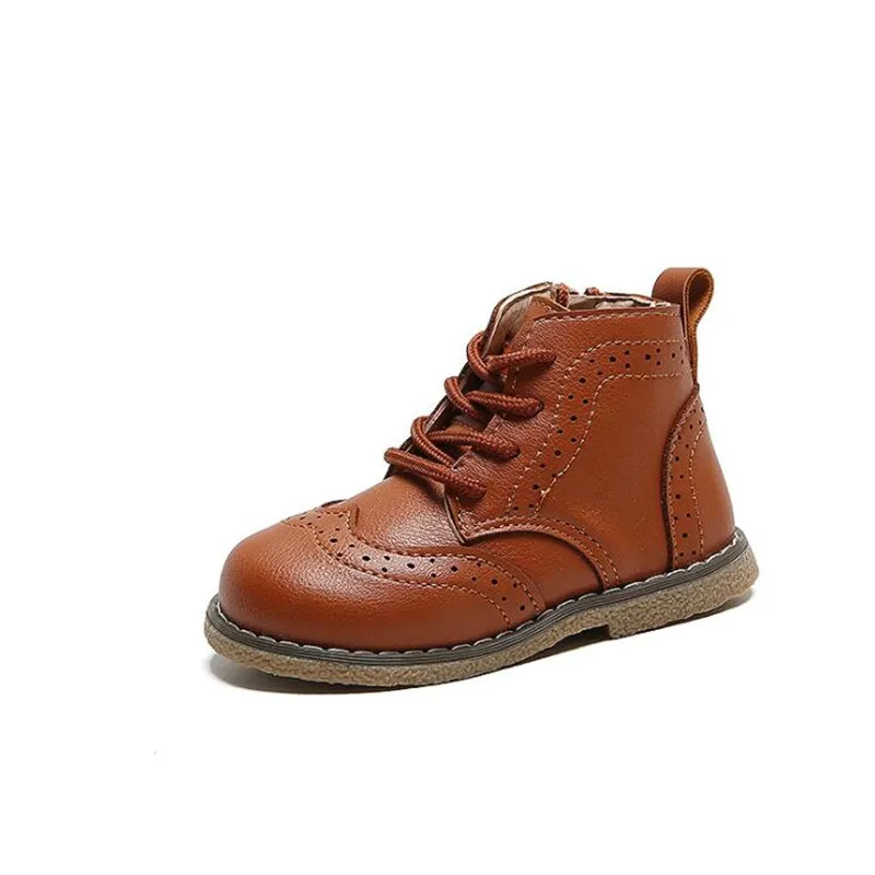 

Children Martin Boots Autumn New Fashion Boys Girls Booties Non-Slip Soft Bottom Kids Shoes