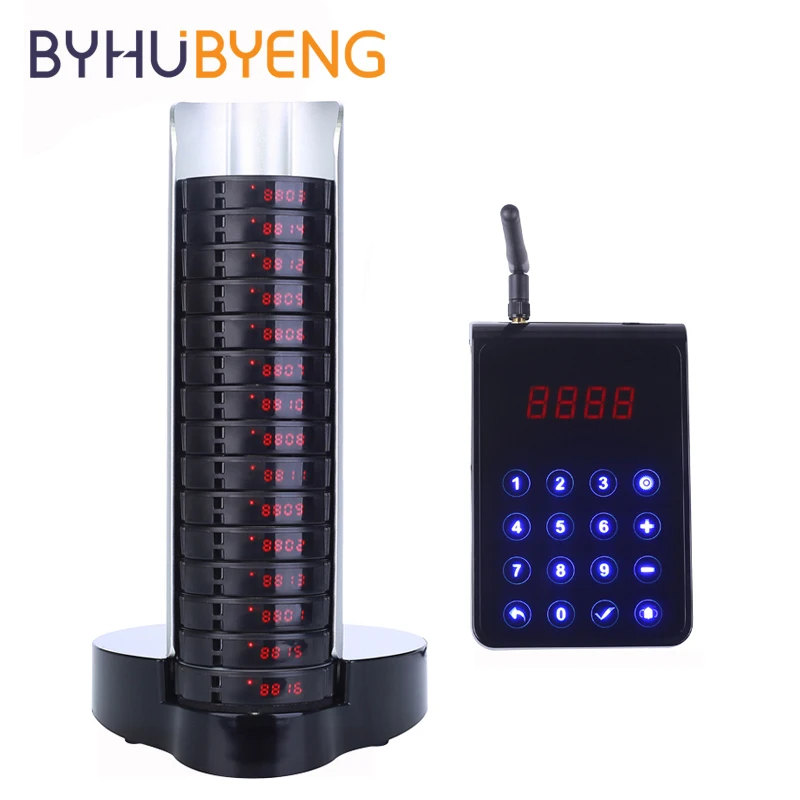 BUHUBYENG водонепроницаемый ресторанный пейджер зуммер для официанта беспроводная