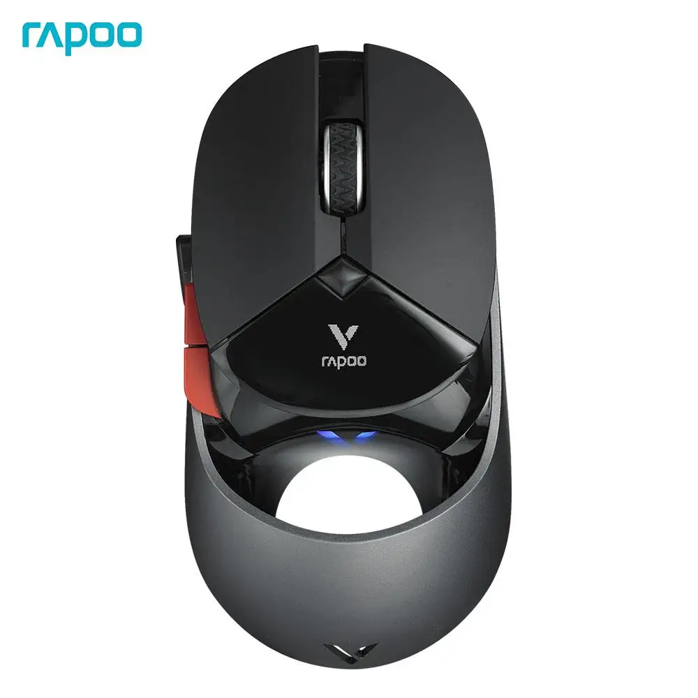 

Original RAPOO VT960S RGB USB 2.4G Wireless Gaming Mouse 16000 DPI 7 buttons Programme Ergonomic OLED display For Gamer Mice PC