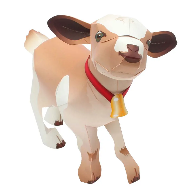 Овец Коза ягнёнок детская оригами для ручной работы художественная складной